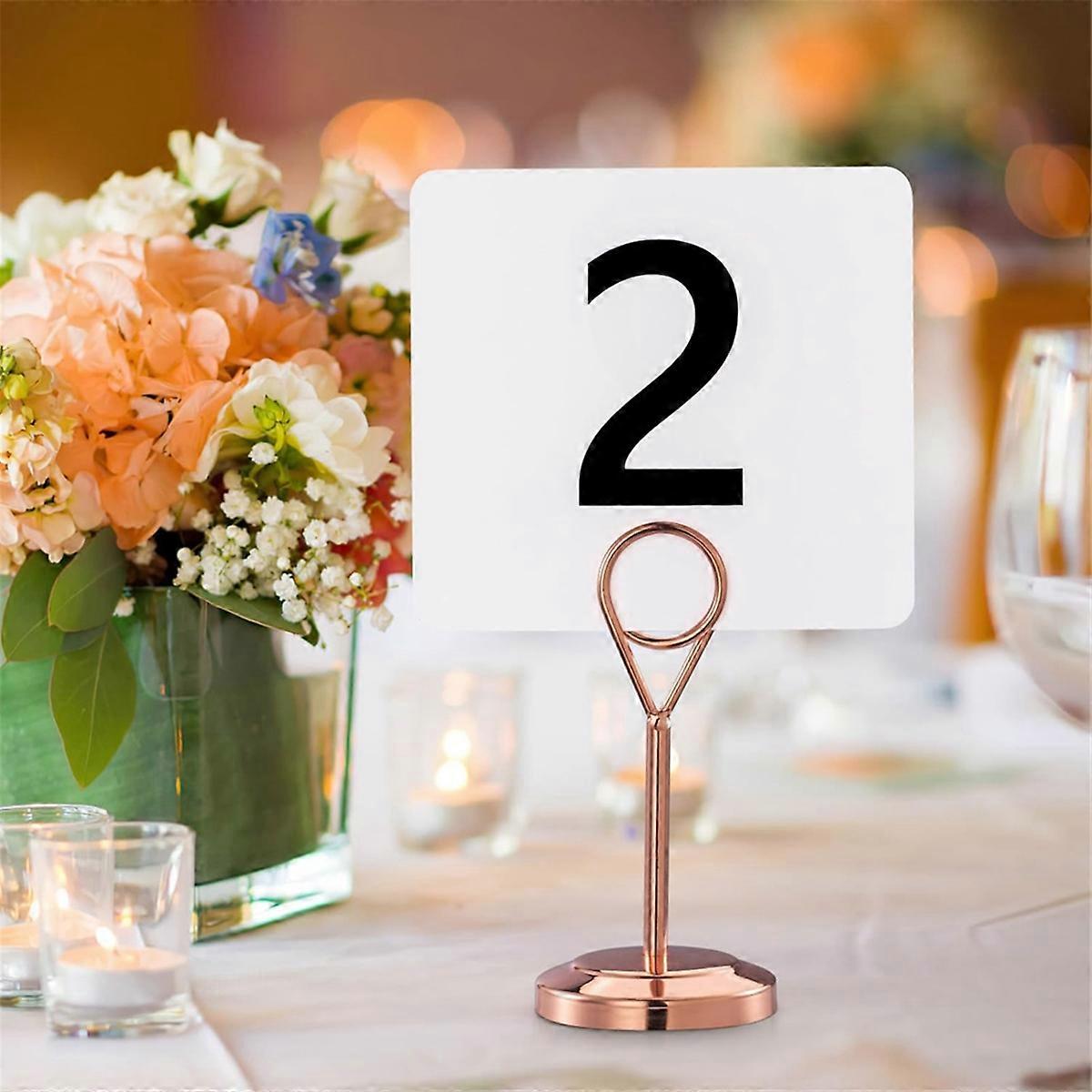 100Pcs Table Numbers 1-100, Double Sided Table Number Cards