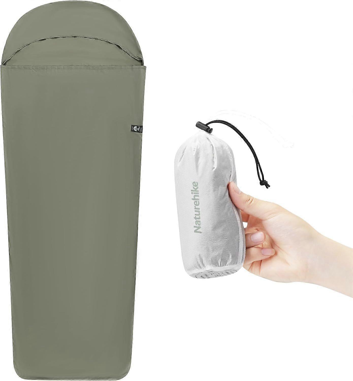 Nordic ultralight lined sleeping bag only 128g travel blanket with small packing inner sleeping bag suitable for backpacking, hostels, camping