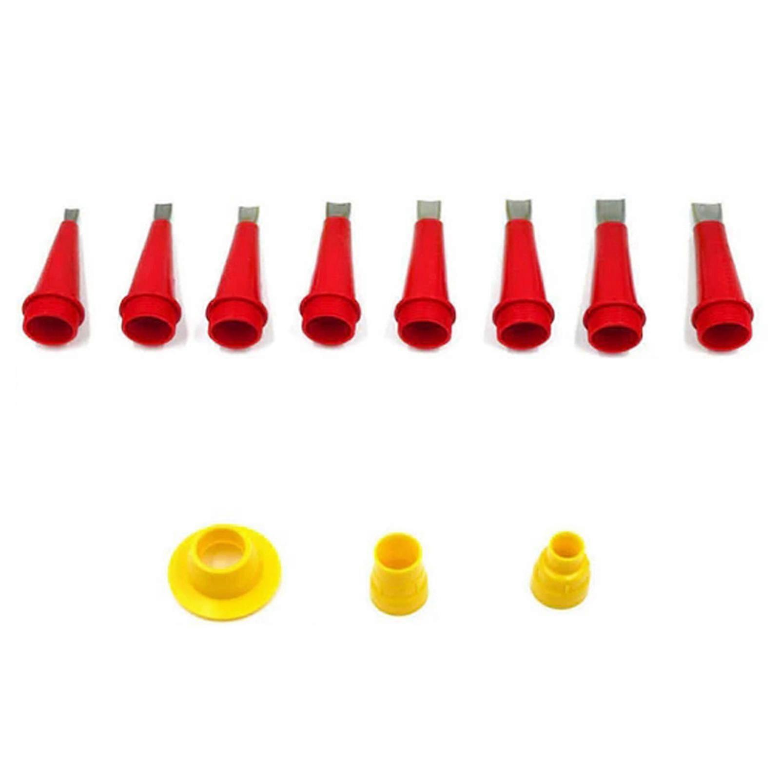 Glue Dispenser Stainless Steel Caulking Nozzle Set Multi-Purpose Sealant Nozzle Tool for Water Tank Door