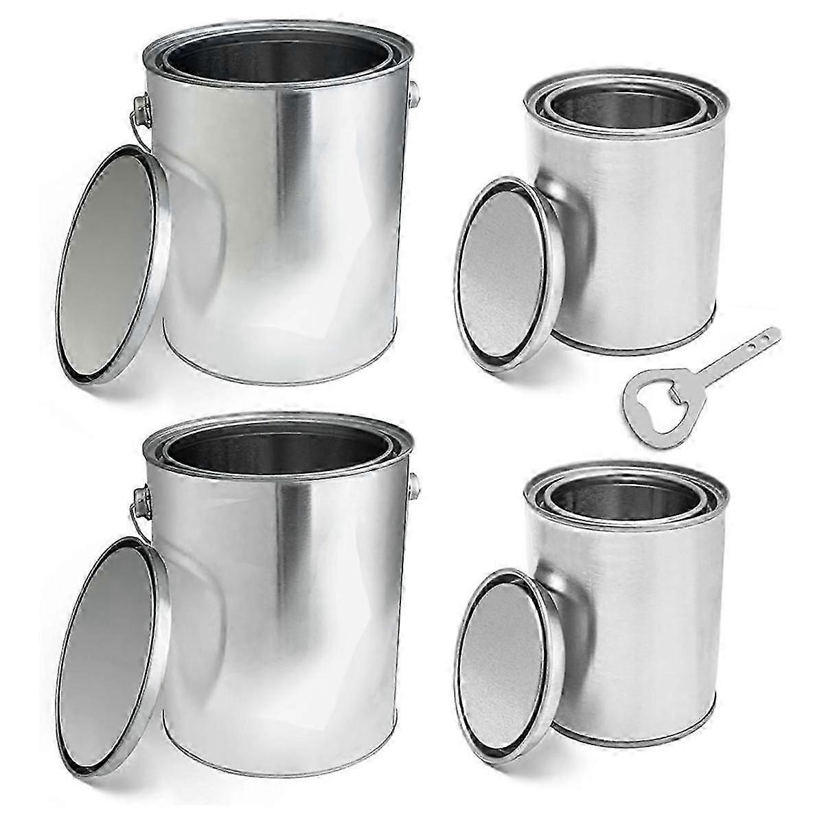 Conteneur de stockage de peinture, seau de peinture non doublé pour les projets de bricolage, stockage, peinture