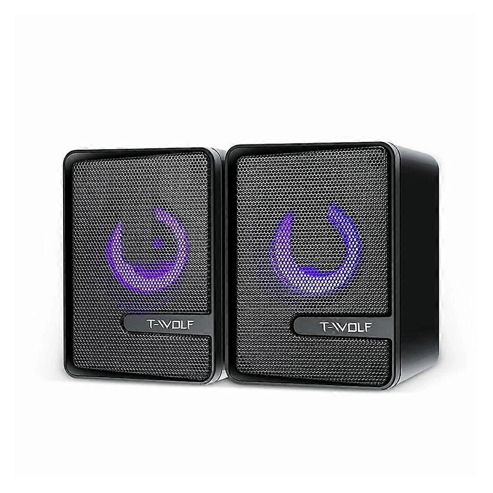 RGB Lighting Computer Speakers, LED Light Effects for an Engaging Audio-Visual Experience