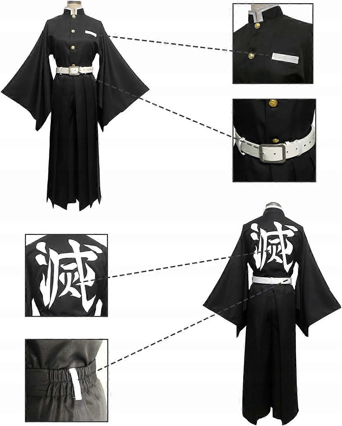 鬼滅の刃 時頭無一郎 コスプレ衣装ウィッグ クリスマスプレゼント