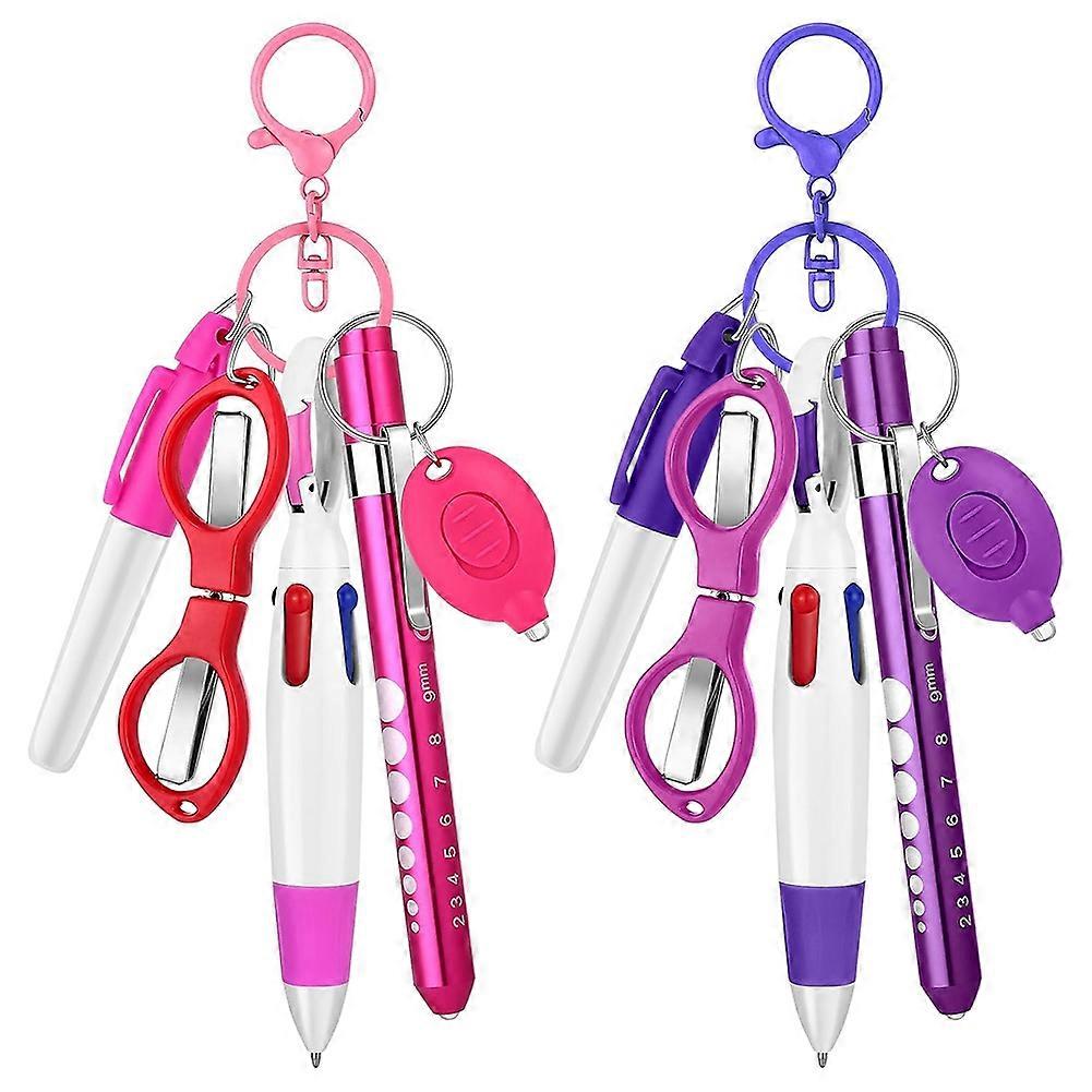 12 Stück Krankenschwester Stift Set Zwei Farben Rosa