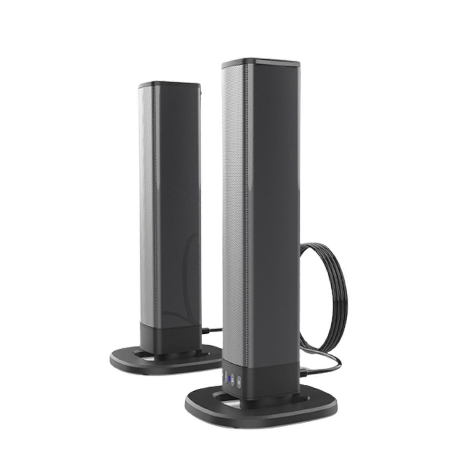 20W Detachable TV Soundbar Small Soundbar For TV Surround Sound System TV Sound Bar Speakers With Bluetooth/AUX Connection For PC/Gaming/Projectors