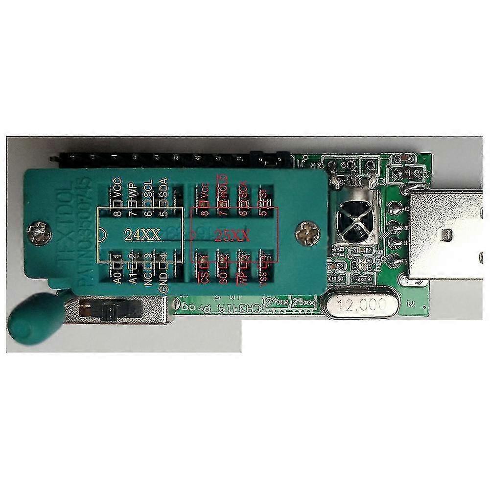 Programmateur CH341A V1.7 Avec Convertisseur De Niveau 1.8V - Neuf, Compatible W25Q64FW, W25Q128FW, GD25LQ64