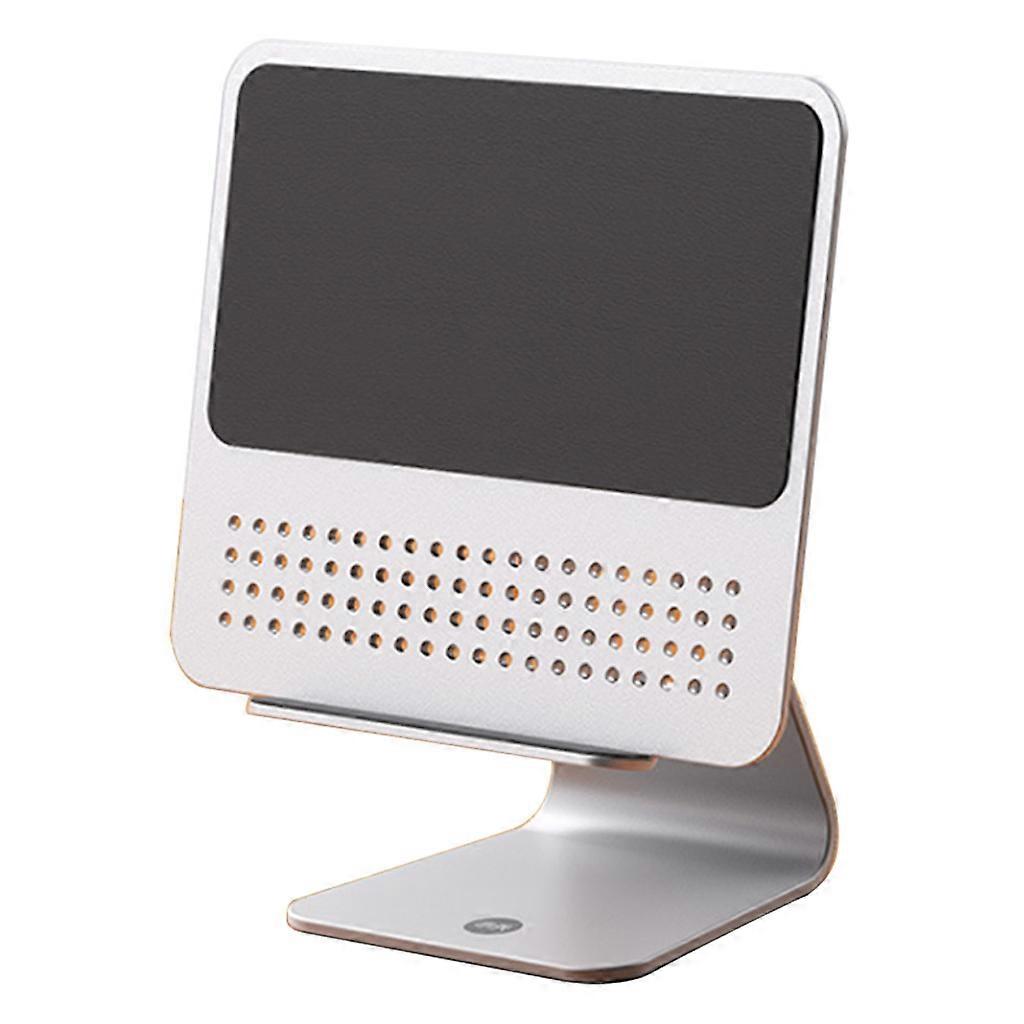 Laptop Stand Adjustable Ergonomic Tablet Holder Aluminium Pad Notebook Stand Folding Riser Computer Cooling Bracket Silver