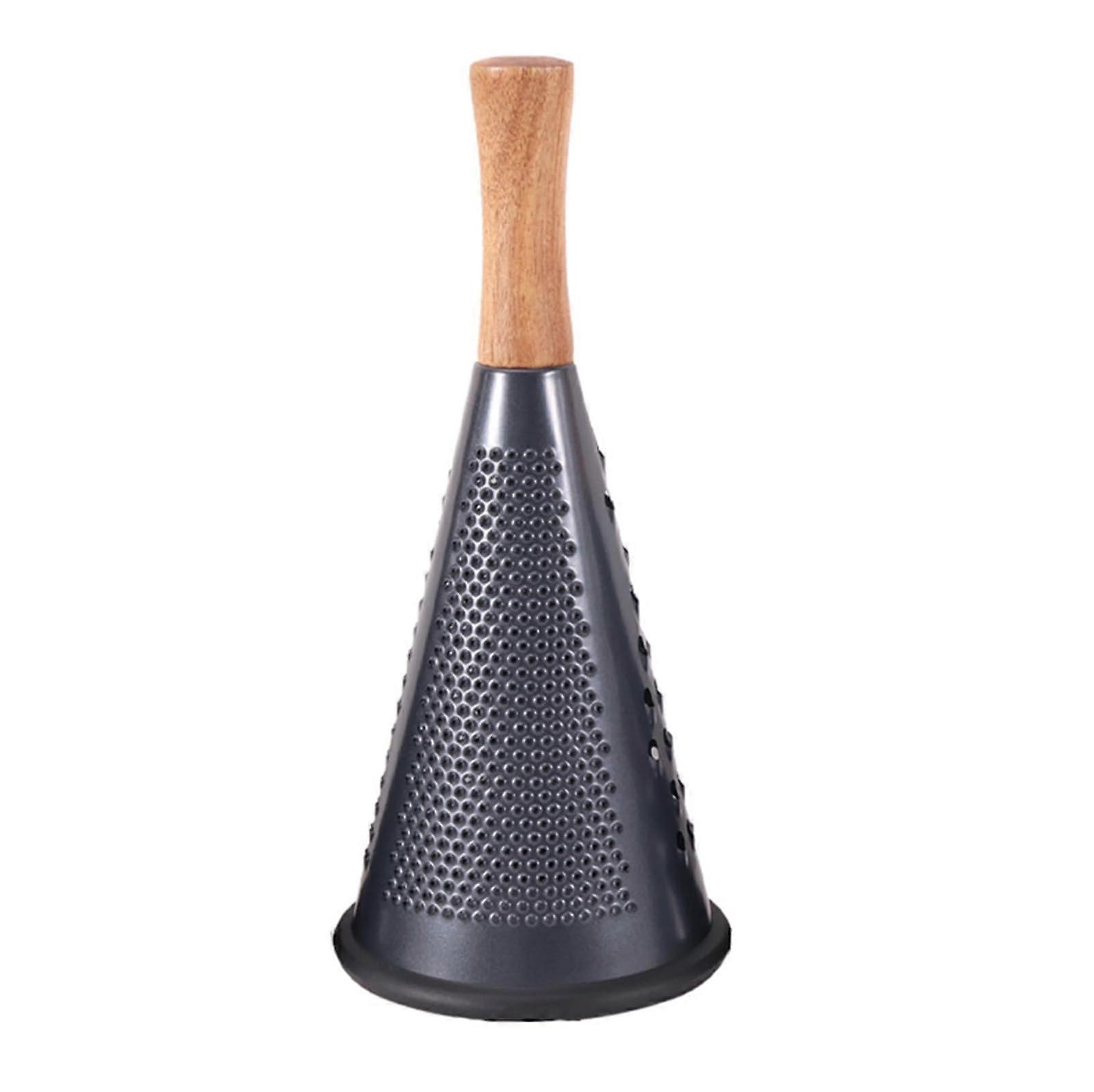 Stainless Steel Cone Cheese Grater For Grating Cheese And Shredding Vegetables Size L 10.6 X 4.7 Inches