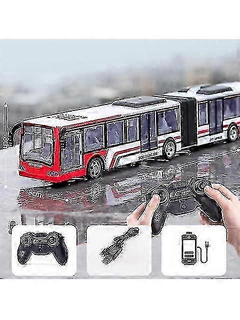wireless Remote Control Bus With Light Simulation Electric Large Double-decker Bus Toys For Boys Children Toy Rc Car - Ya Boris