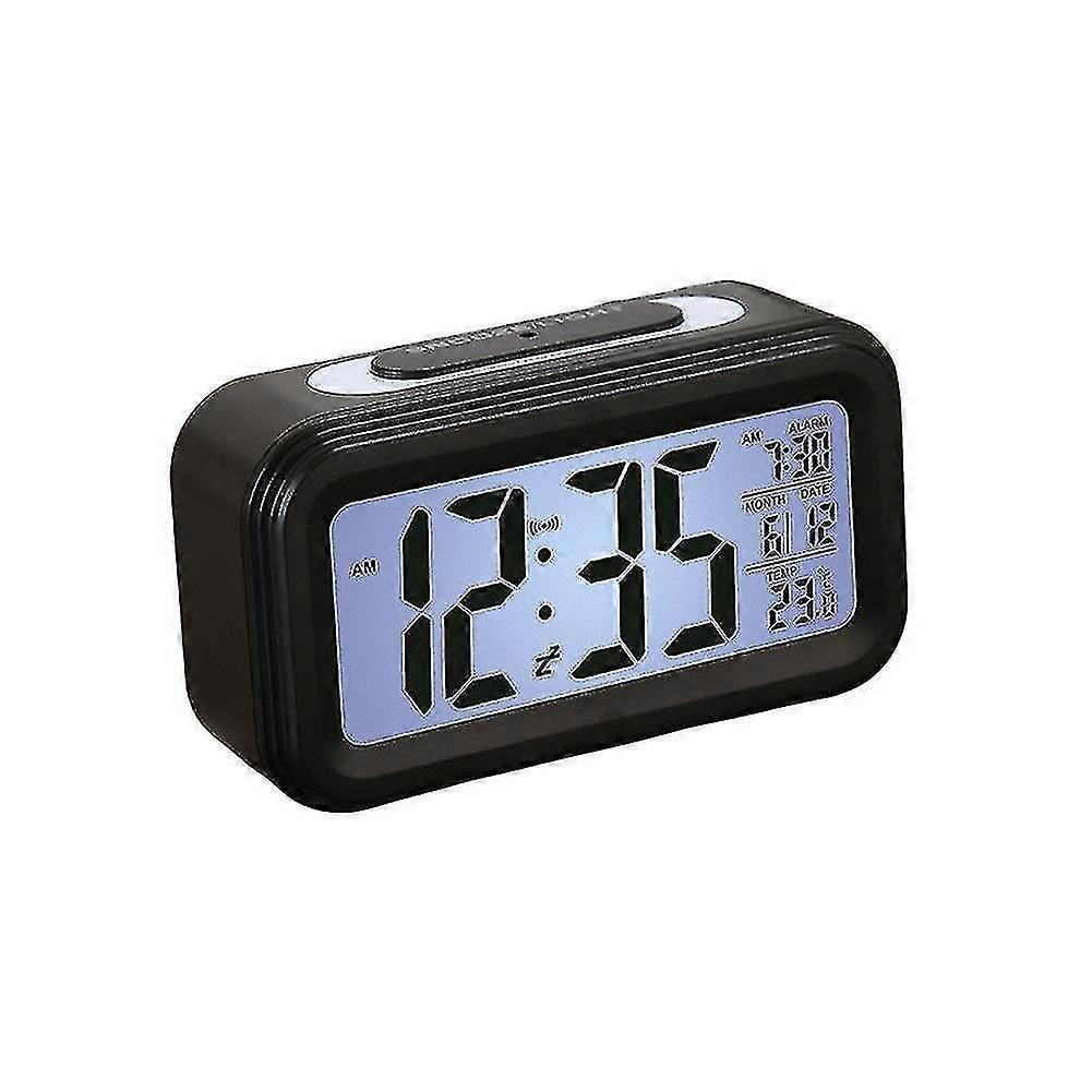 Smart LED Alarm Clock with Temperature Display, Backlight Calendar, Snooze Function - Stylish Home Decor