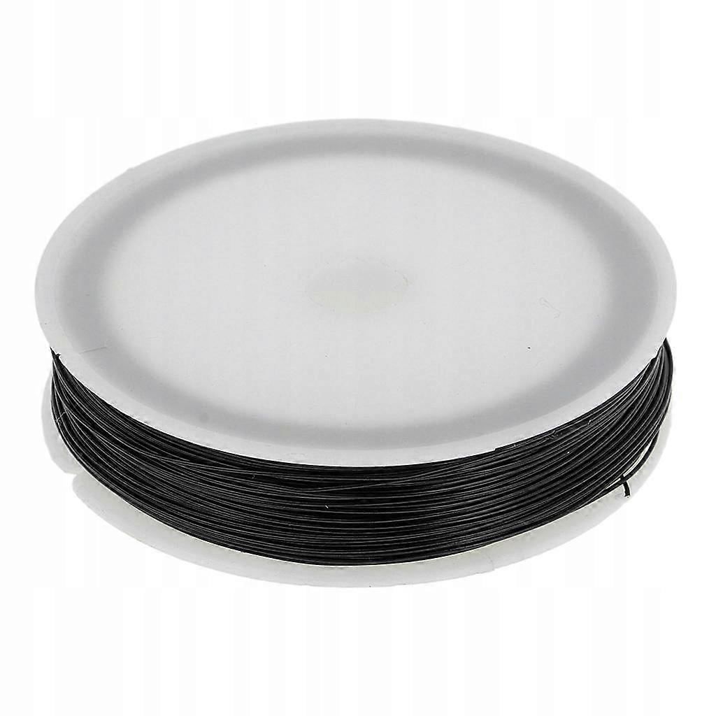 1roll 40m Model Iron Wire Thin Iron Line For Diy Model Making Binding Black