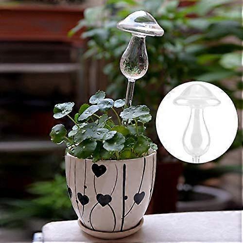 Automatic irrigation device, 2 packs of mushroom shape automatic holiday plant irrigation spikes