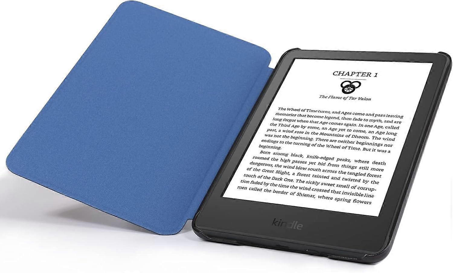 Case for All 6 Inch Kindle and (11 Generation) - Leather Cover, Smart Auto Sleep and Wake, Premium Protective Case for Kindle Basic