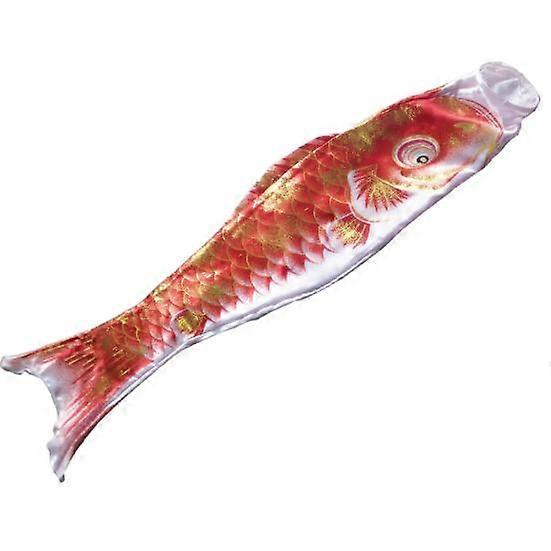 Carp Flag Realistic Ornamental Colorful Japanese Style Hanging Carp Windsock Garden Decoration