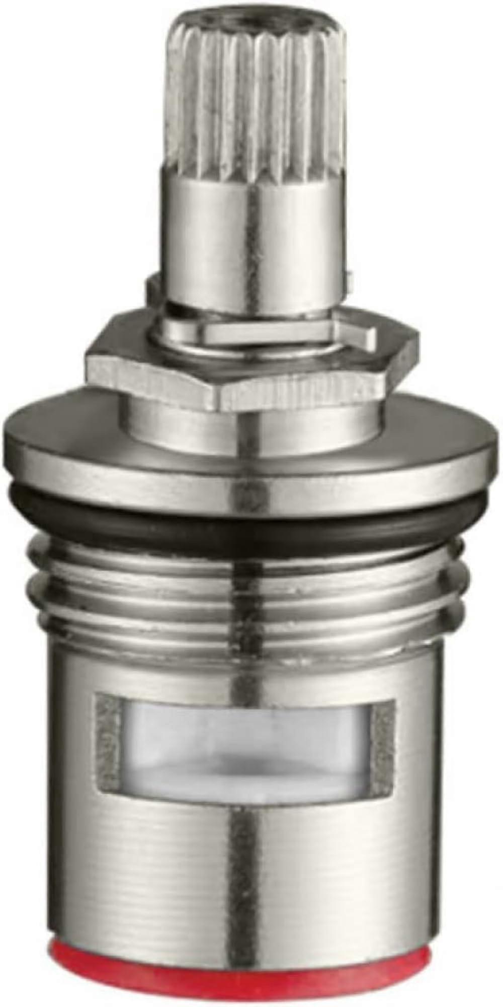 Tap Valves Replacement, Ceramic Disc Cartridge Insert Faucet Valve, Quarter Turn, Standard Size, Compatible with Most Faucets