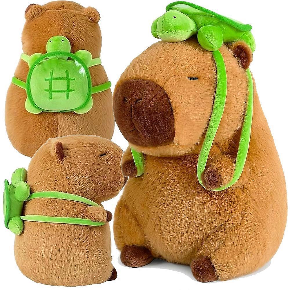 Capybara Mascot With Backpack Plush Turtle Plush Toy 25cm