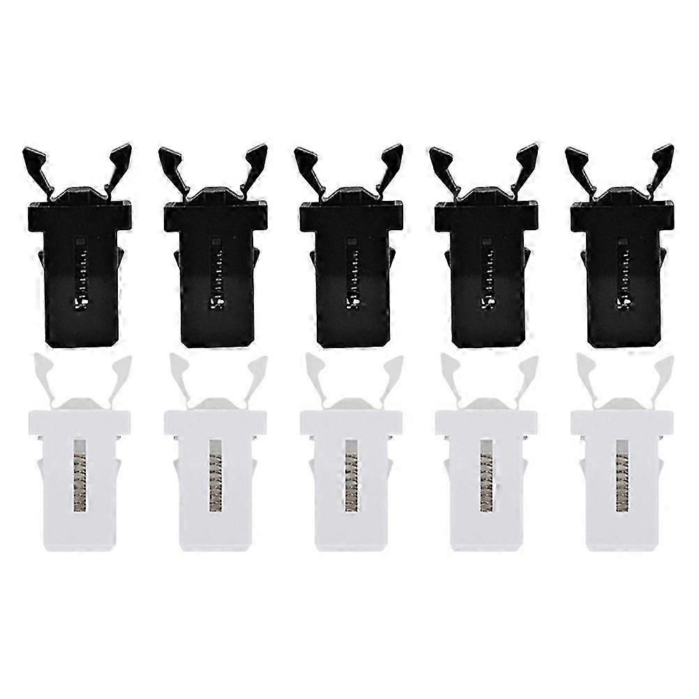 10pcs Trash Can Lock Replacement Spare Parts Universal Waste Bin Press Buckles Touch Top Lid Bin Latch Repair Clip Button Garbage Can Lid Locks Push-T