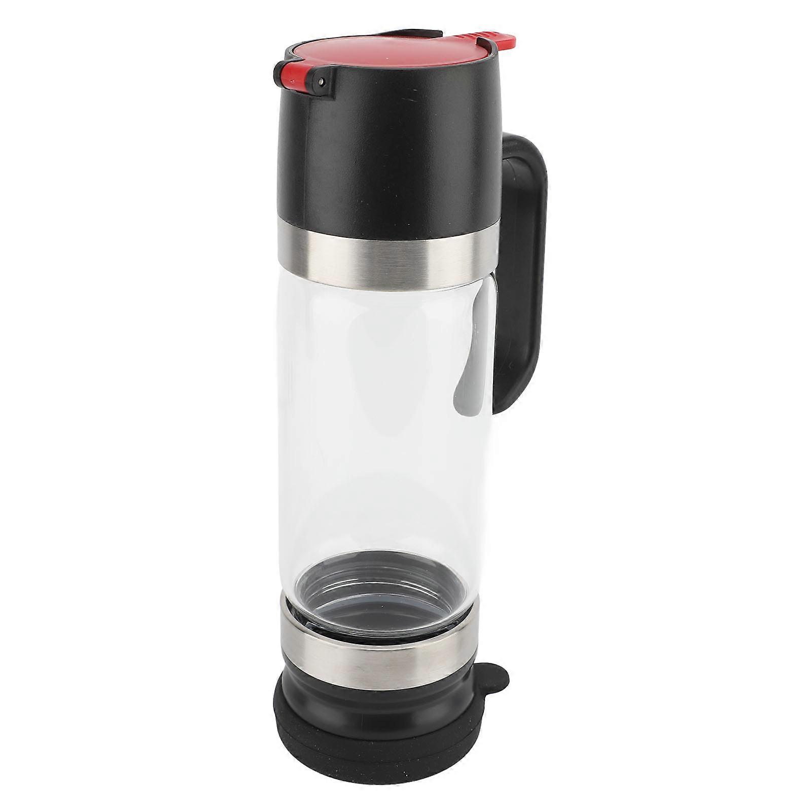 350ml Clear Glass Syrup Dispenser with Handle Prevent Dripping Honey Container for Coffee Shops Restaurants Home
