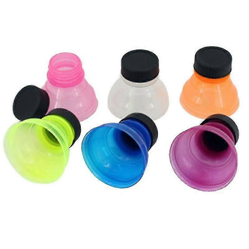 6pc再利用可能な飲料はキャップカバー蓋ソーダビールフリップボトルトップコンテナスナップリークプルーフシールドリンクボトルトッパー