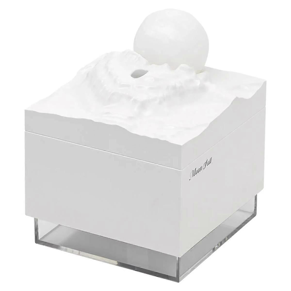 Aroma Diffuser Cool Mist Humidifier LED Moon Lamp Night Light White