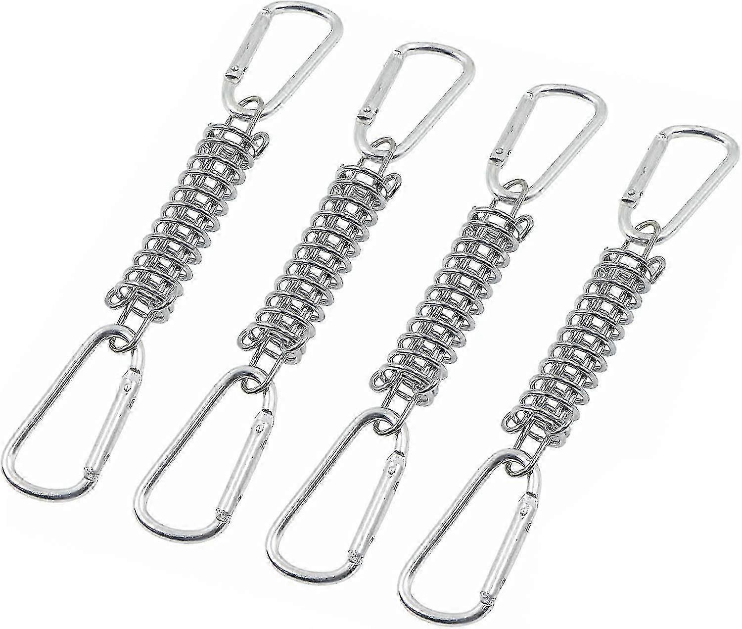4pcs Awning Attachment Set Tension Spring, Alloy Spring Awning Spring Buckle, Heavy Duty Sun Shade Sail Fixing Kit