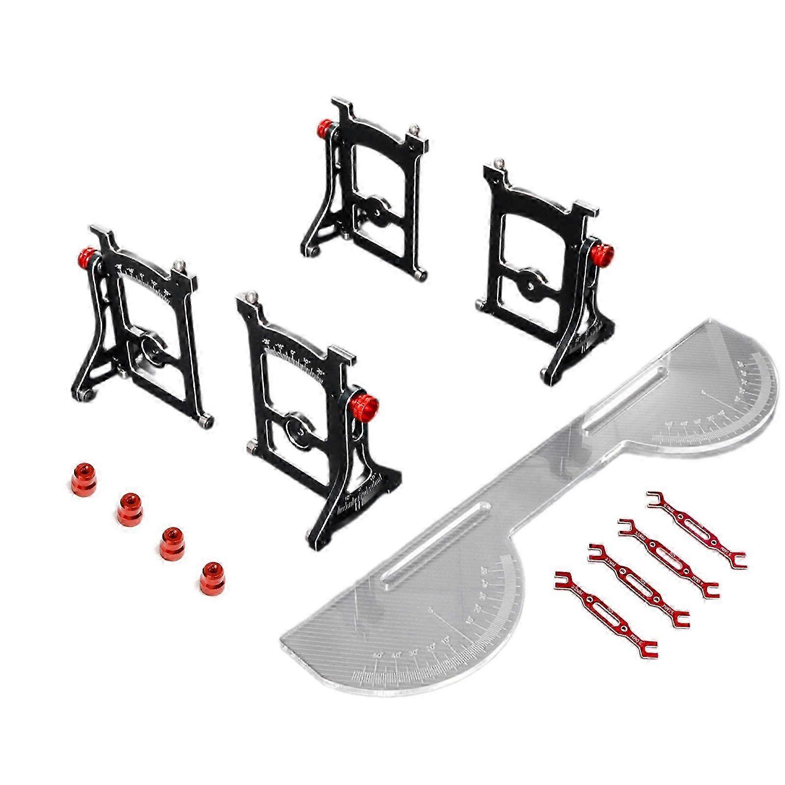 Remote Control Pull Rod Setup System Measuring Tool Steering Rod Adjustment Ruler for 1:10 Car Maintenance