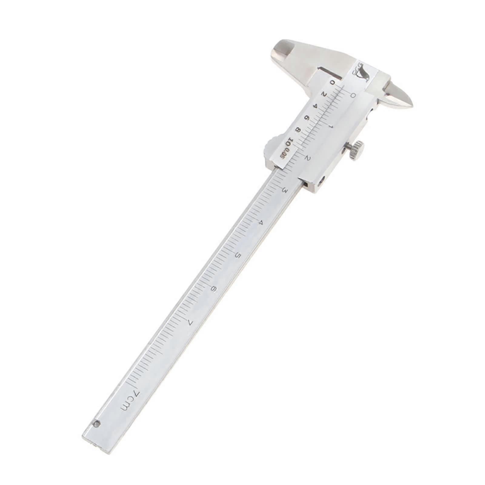 Vernier Caliper 070mm Guage Pocket Stainless Hardened Metric Machinist Micrometer