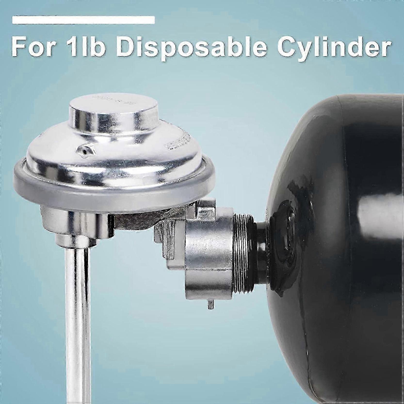 Gas Cylinder Regulator, Durable Stainless - Steel Construction with Brass Connector, Ideal for Safe and Stable Gas Flow Control