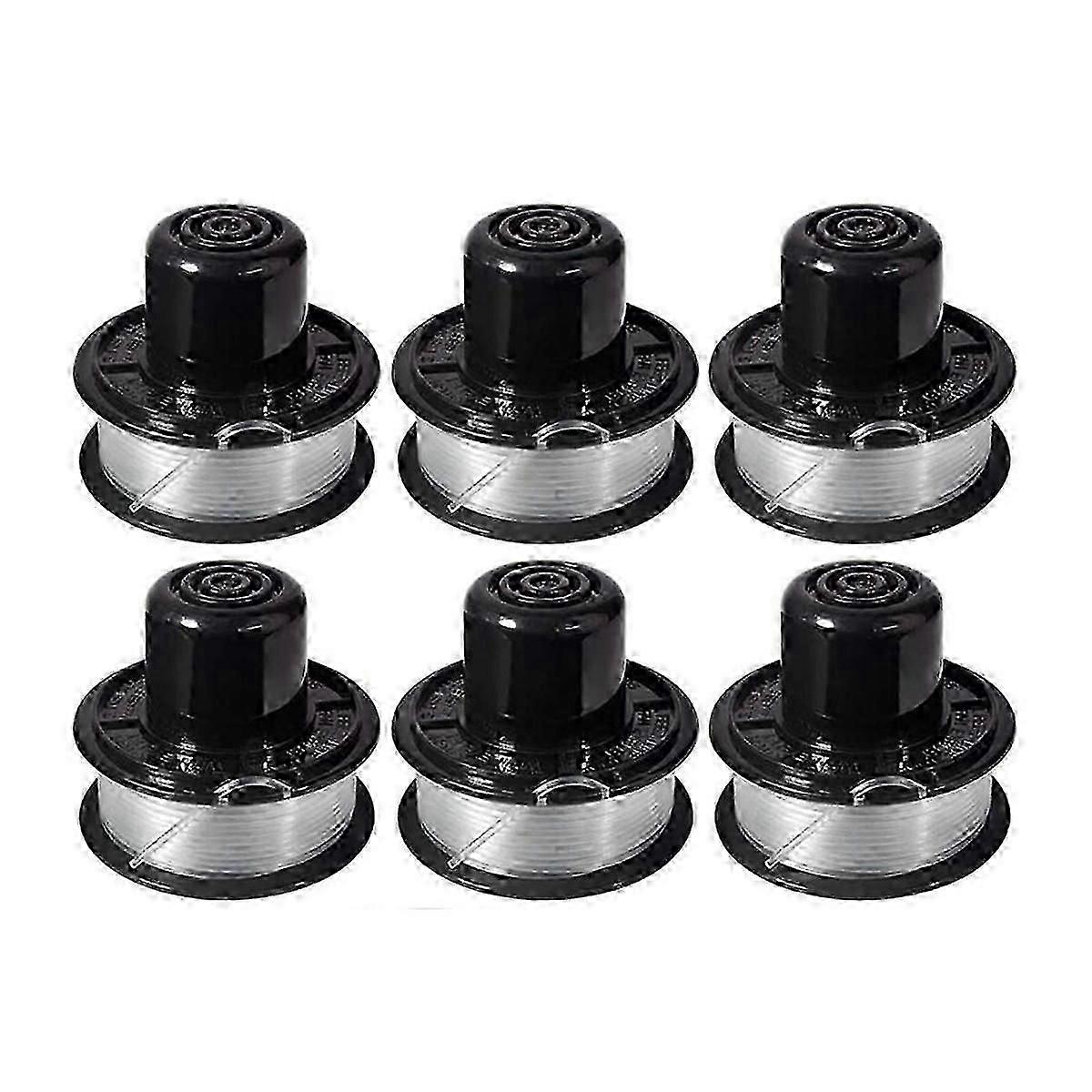 A6226 ブラック&デッカートリマー用スプール GL250/GL310/GL360、6パック