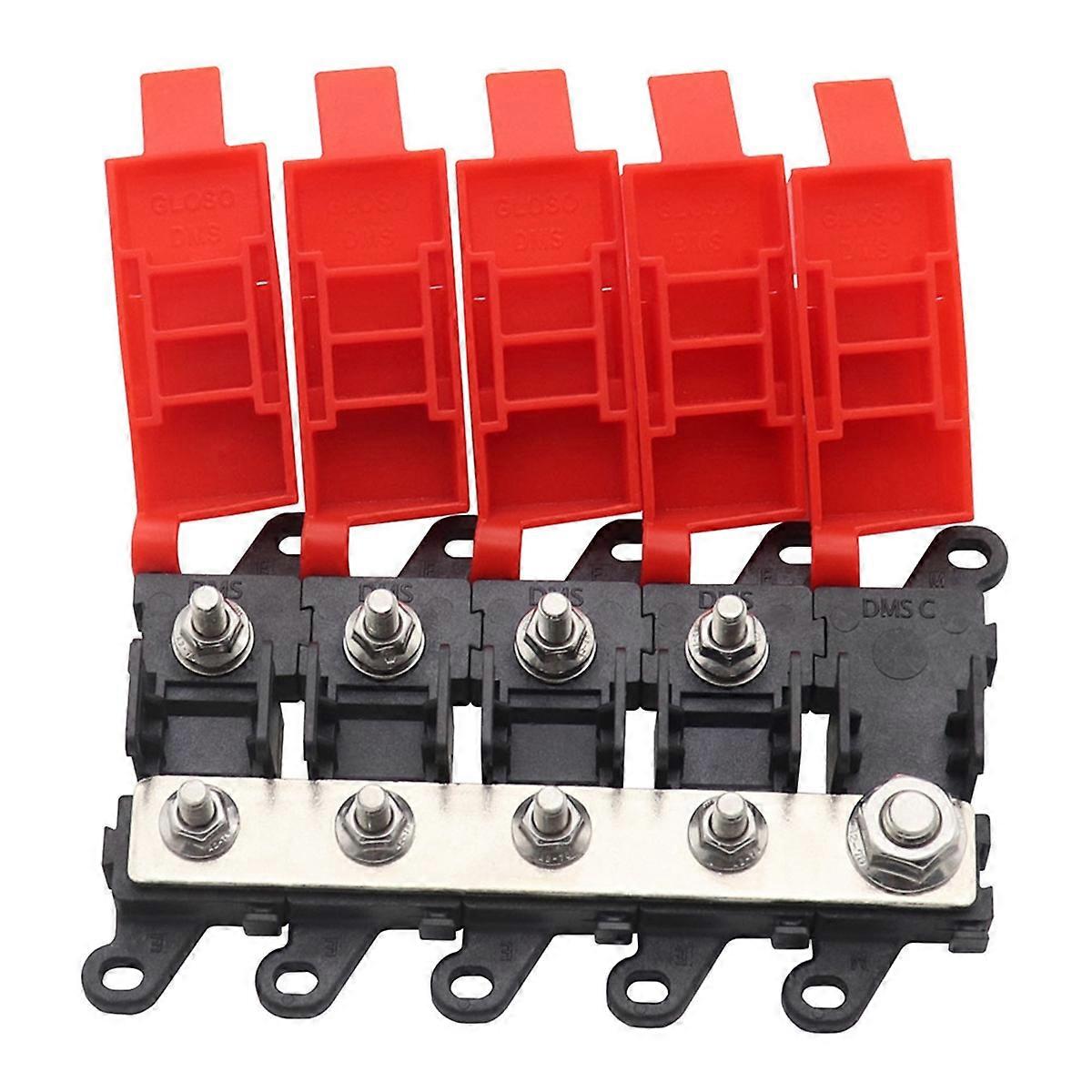 4 Way Distribution Block 200A Bolt on Fuse Type Power Distribution Marine SUV BDFS MIDI Fuse Holder