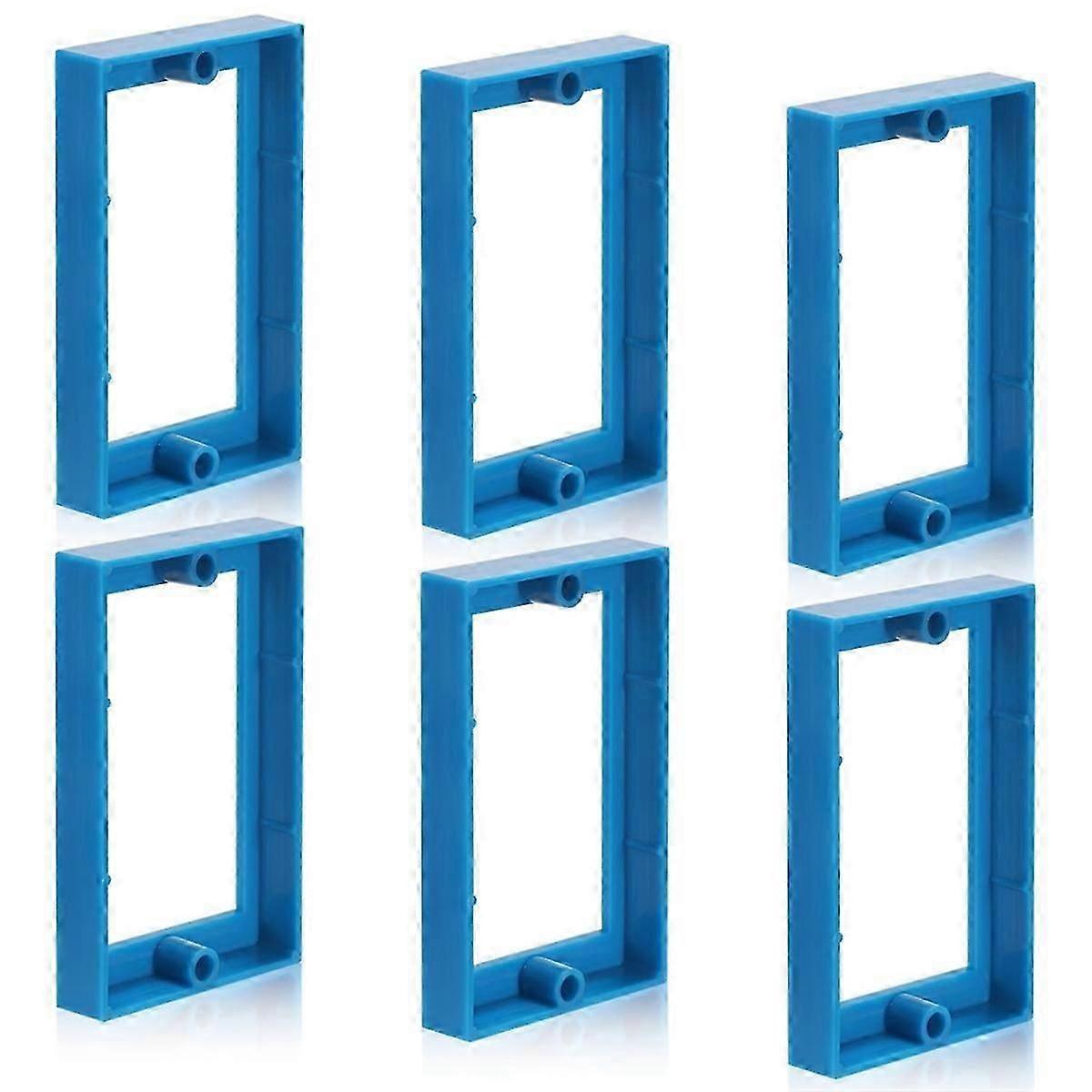6Pcs Electrical Box Extender,1/2In Single Gang Receptacle Outlet Box Extenders Junction Box Extender for Electrical Box