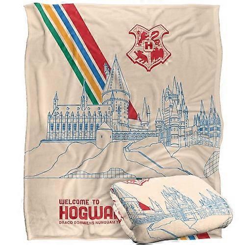 Harry Potter Welcome To Hogwarts Blanket