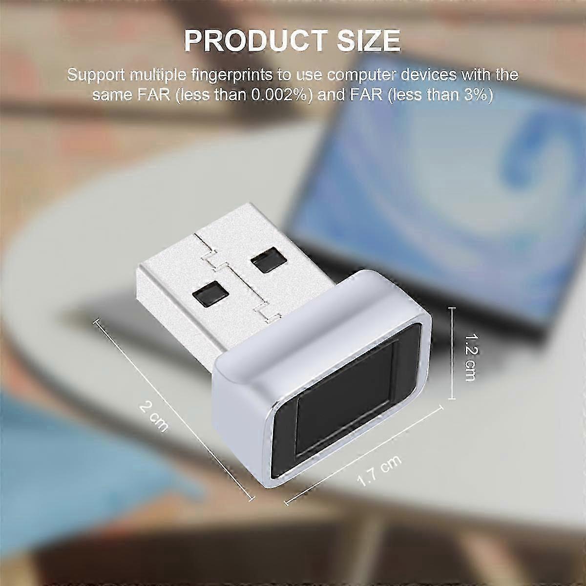 USB Fingerprint Reader for Windows Security Key Biometric Fingerprint Scanner Sensor Module for Ins