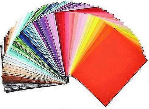 Felt Fabric, 40 Pieces Multicolor Nonwoven Felt Fabric Soft Felt Sheet Polyester Felt Diy Sewing