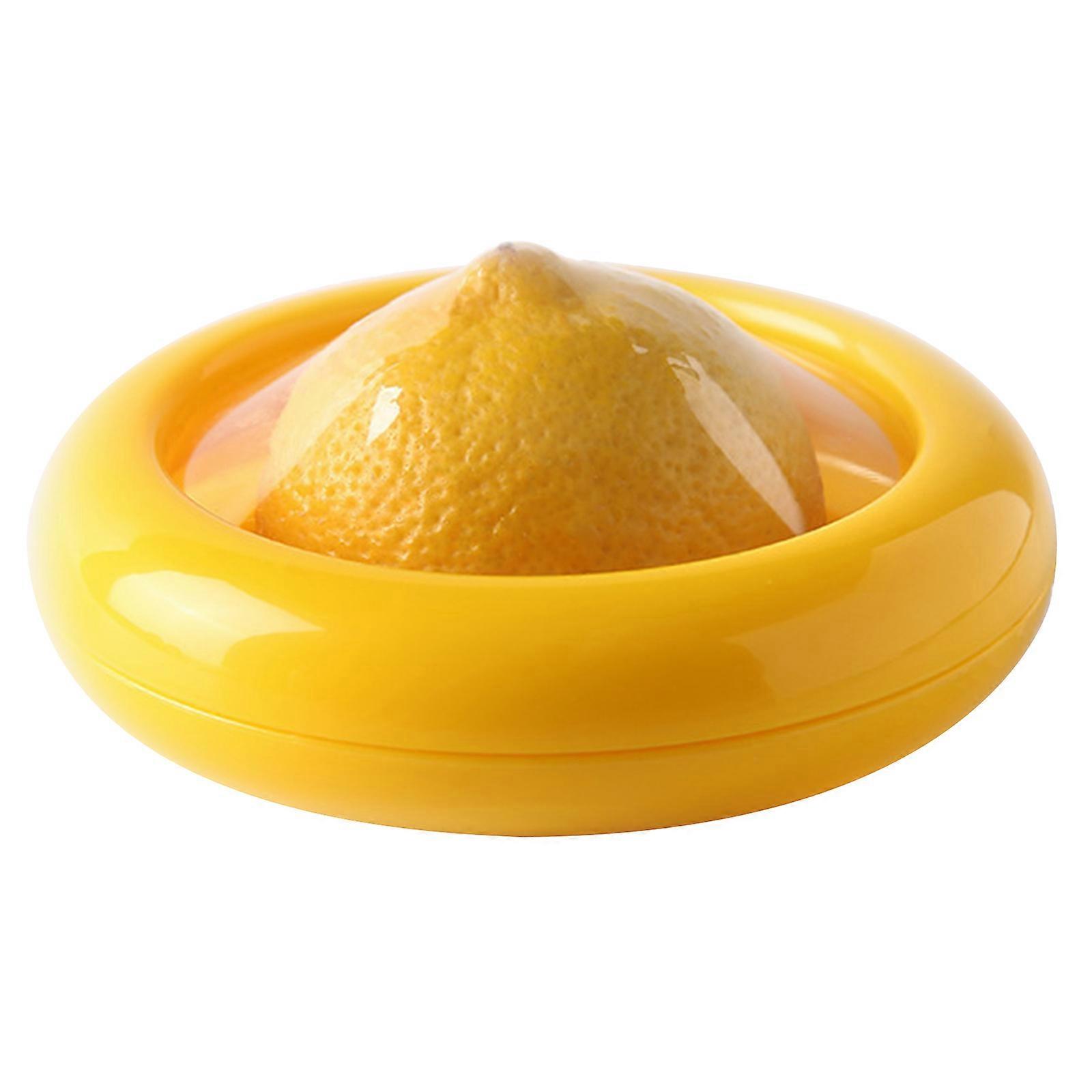 Fresh-keeping Storage Box for Avocado Onion Lemon Tomato Fruit Vegetable Box Reusable Food Container for Refridgerator Yellow