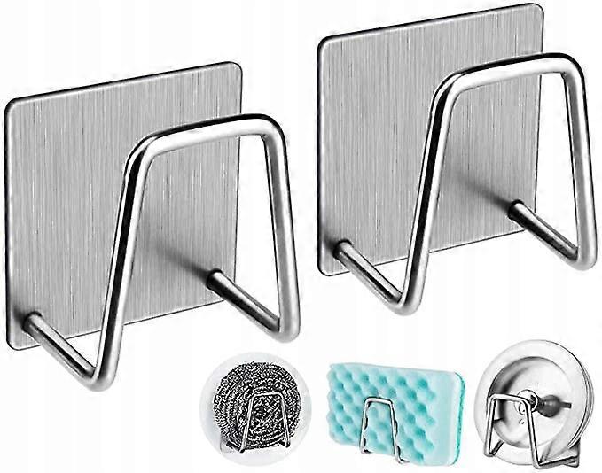 2x Sponge Holder Organizer Shelf Faucet