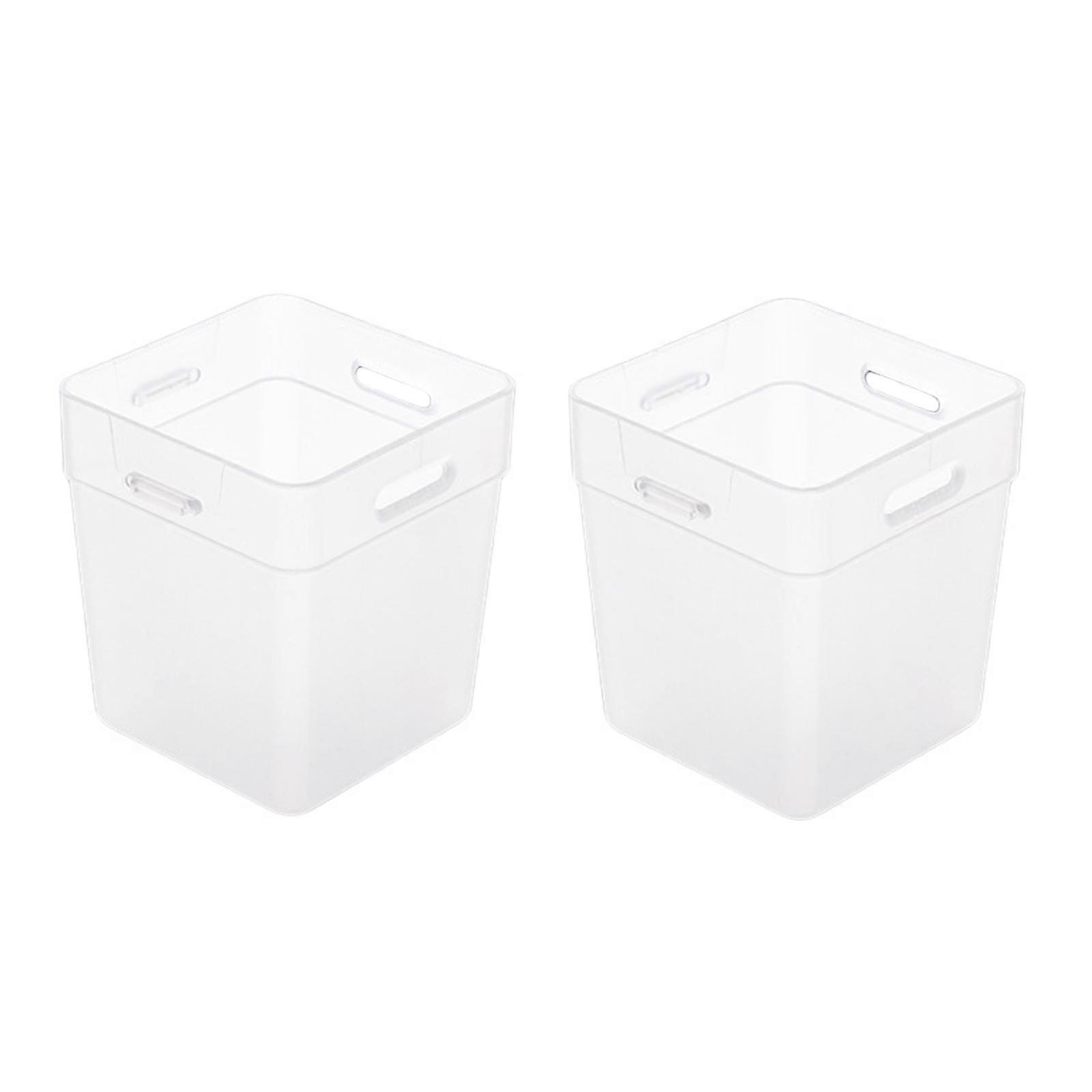2 Count Translucent Fridge Freezer Holder Classification Food Container Buckle