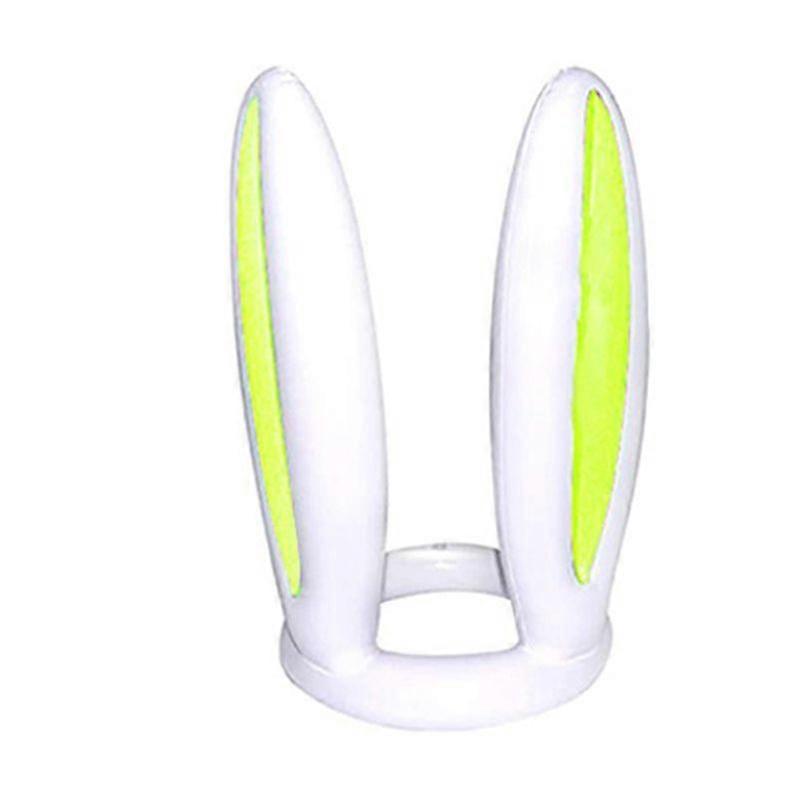 Inflatable Easter Rabbit Ears Hat with 4 Rings Wearable Bunny Toss Toy Easter Bunny Toy For Party Game Kids Outdoor