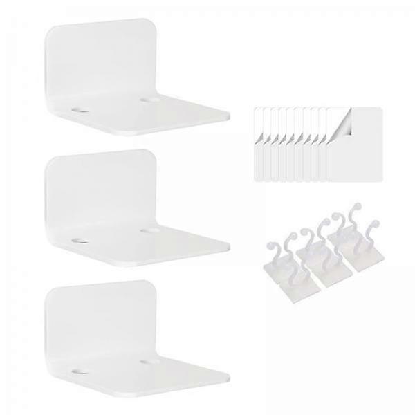 5x Acrylic Shelves for Wall Display and Storage