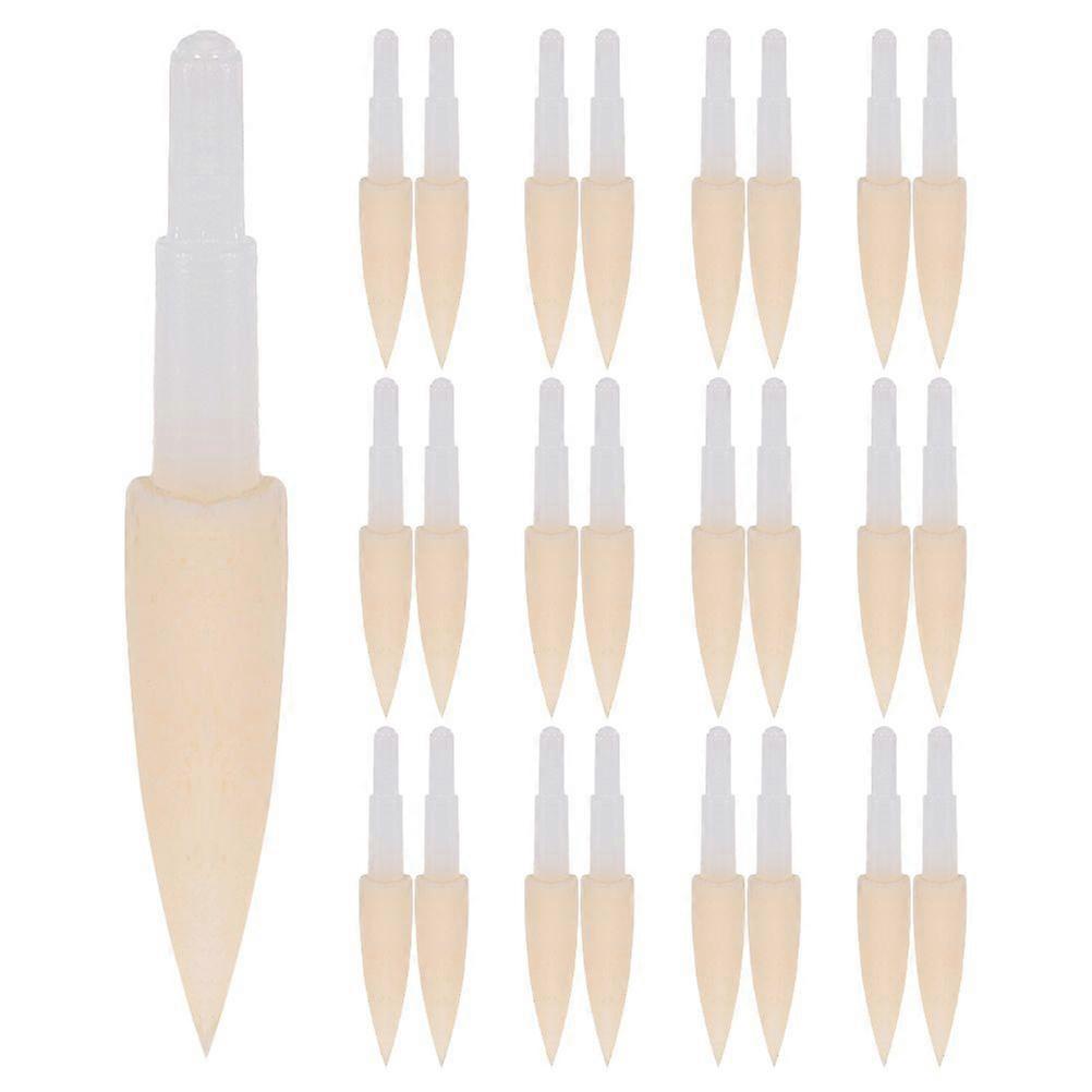 25pcs Calligraphy Pen Tips Soft Sponge Easy to Replace Ideal for Calligraphy Practice Art Creation Long lasting Writing Tools Soft Brush Pen Heads fo