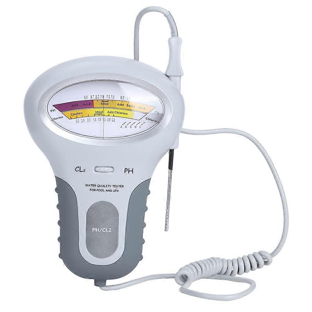 Water Quality Tester Portable Chlorine Tester Digital pH Monitor For Home Use Pools Hot Tubs And Swimming Pools