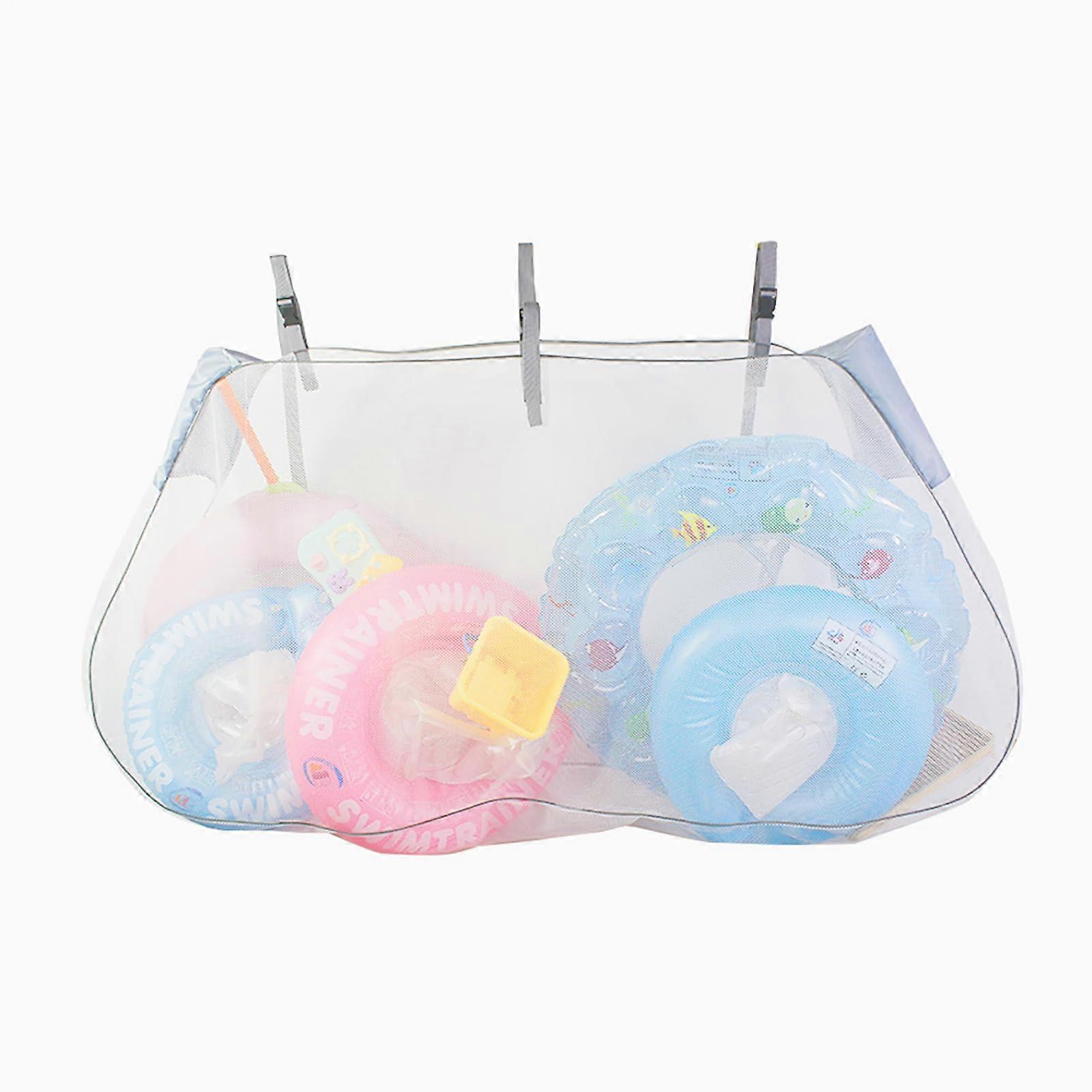 MeshPooltasche, Hanging inflatable toy storage for framed pool, Grey Ref: 7555