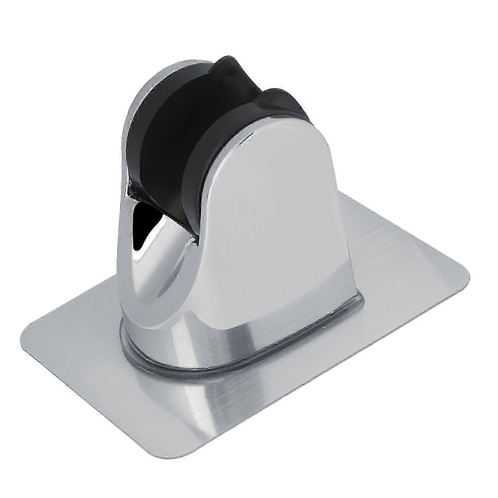 Adjustable Self Adhesive Shower Head Holder Bracket Base Chromeplated