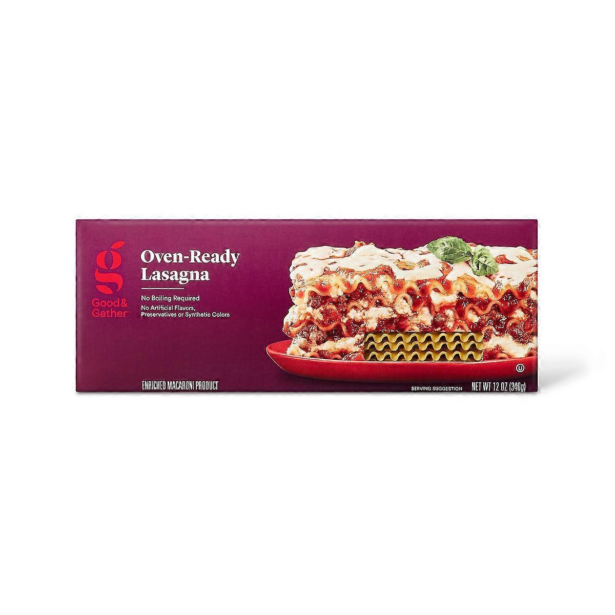 Uunivalmiit lasagne-nuudelit - 12 unssia - Good & Gather™