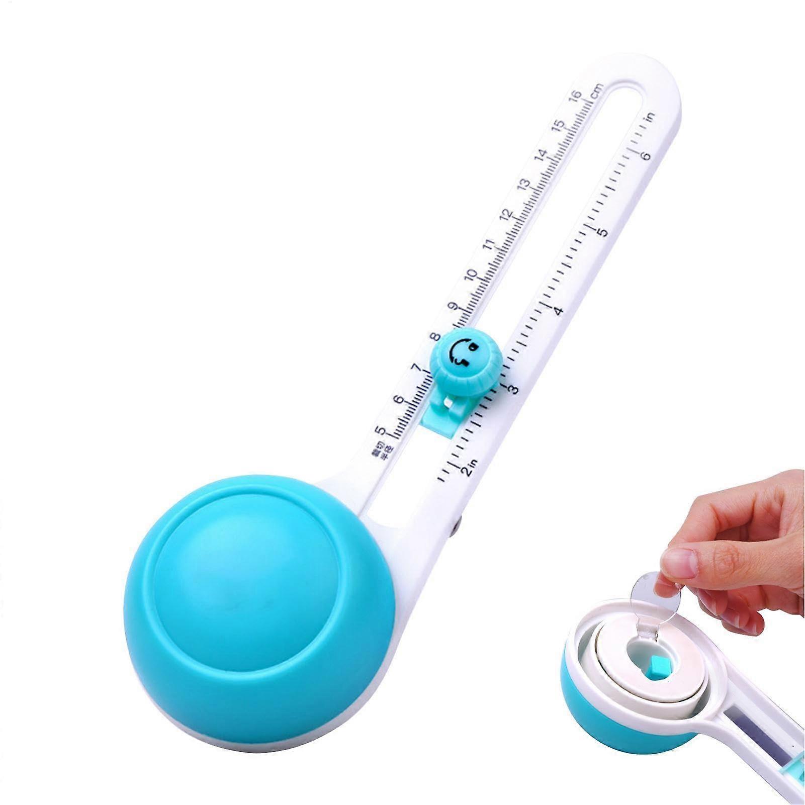 Circle Paper Cutter Rotary Circle Cutter Tool for School and Home Use, Shimmer Finish, Ideal for Craft Projects