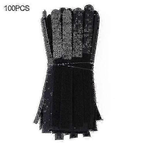 100pcs Reusable Nylon Hook Loop Earphone Cable Cord Ties Tidy Straps Organizer