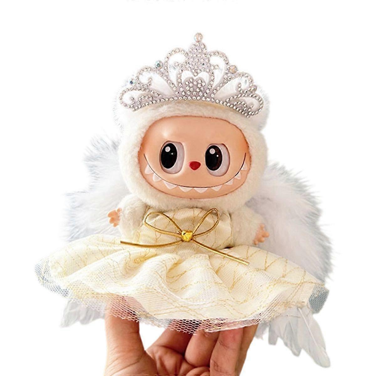 Ρούχα κούκλας 17cm - Kawaii Chic Style Set για κούκλες 17cm, στολή χαριτωμένης κούκλας με αξεσουάρ (NO κούκλα) Ισχύει για το Labubu