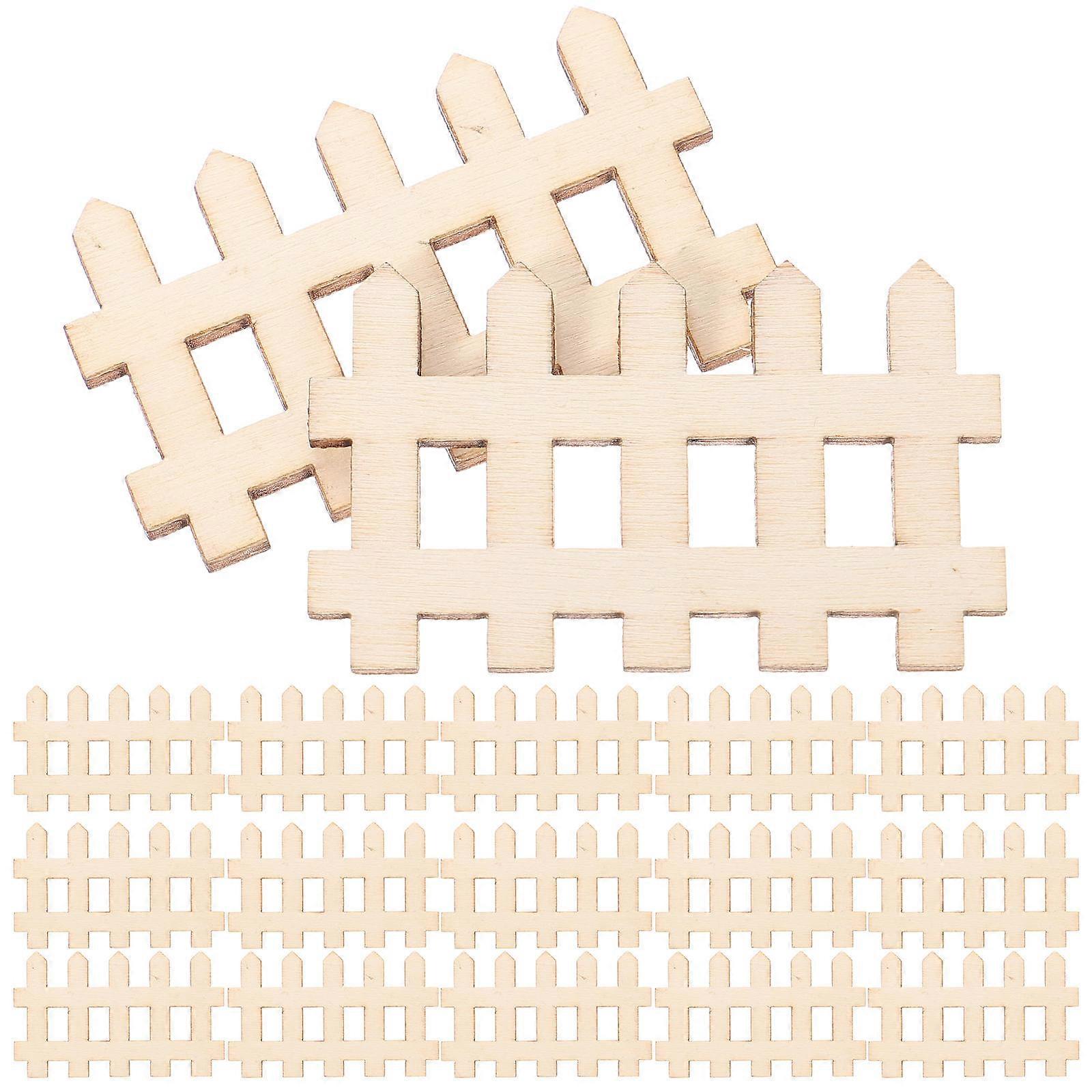 Creative Mini Fence for Home Decor, Smooth Edges, Perfect for Miniature Displays