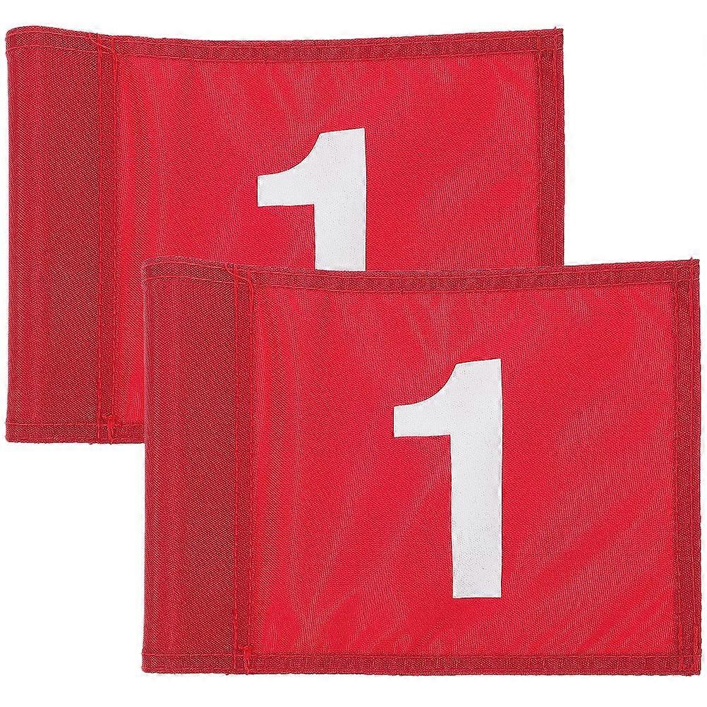 2pcs Portable Golf Training Flags, Space Saving Design for Practice, Enhance Putting Skills with Reliable and Stylish Golf Accessories