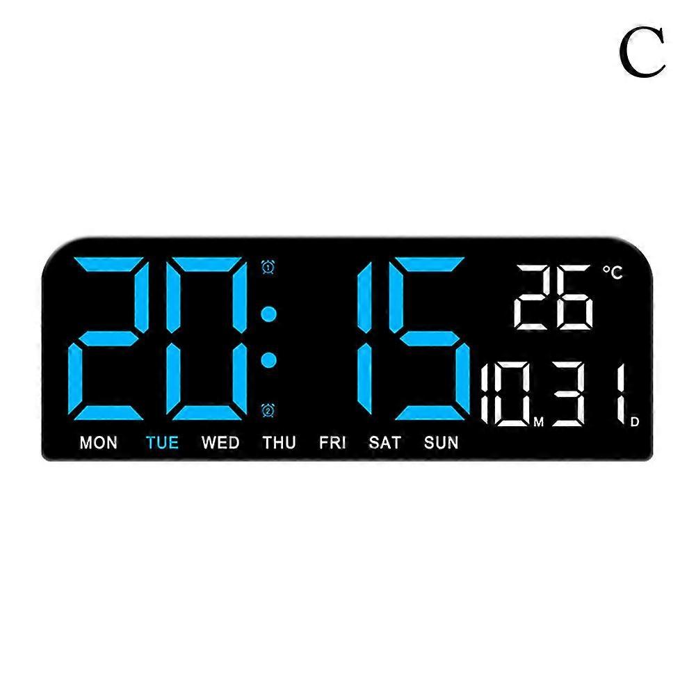 Large Digital Screen Alarm Clock Minimalist LED Desktop Clock Creative Clock