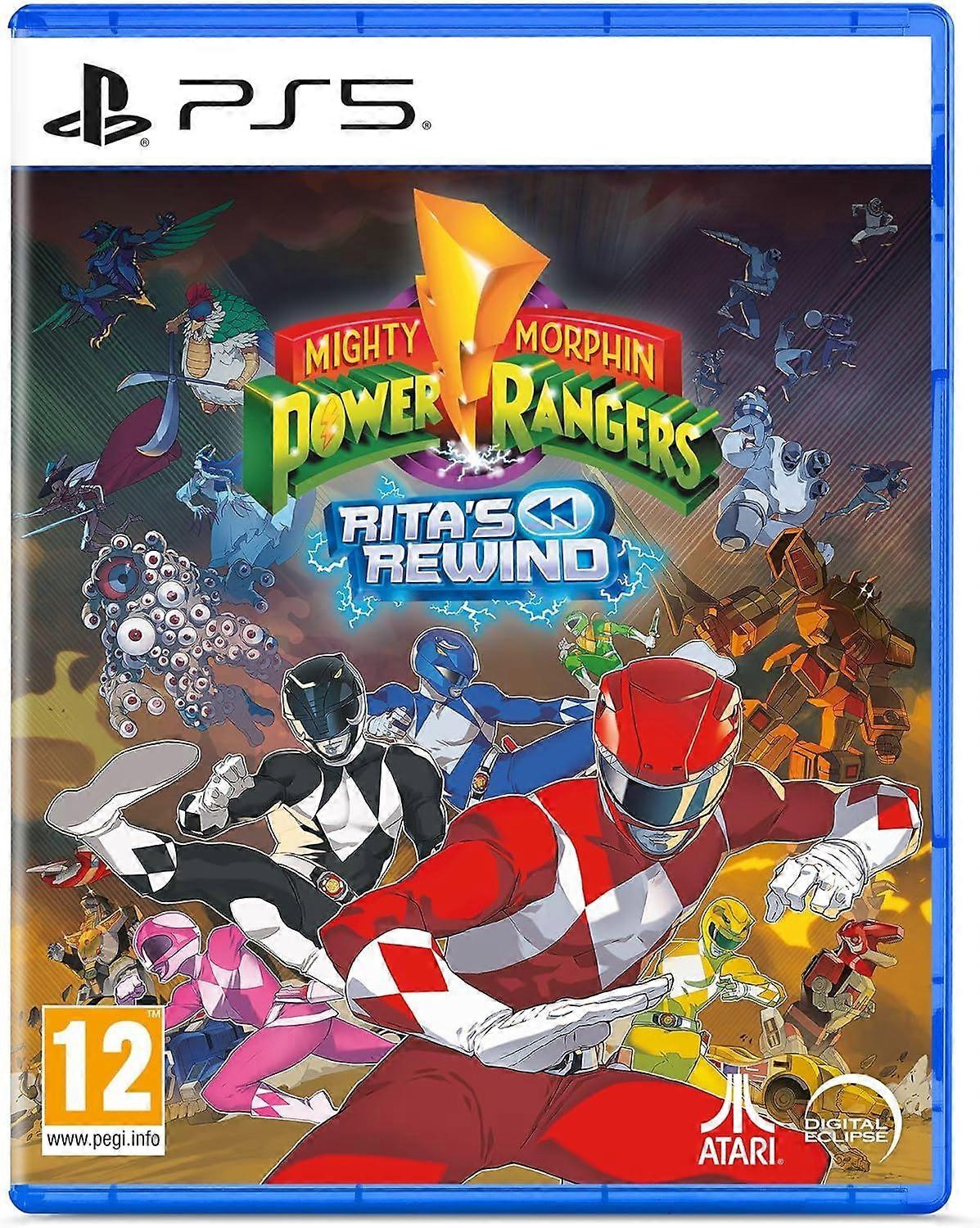 Mighty Morphin Power Rangers Ritas Rewind PS5 Game